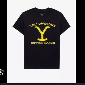 Yellowstone,Graphic,size large, men’s T-shirt, charcoal gray